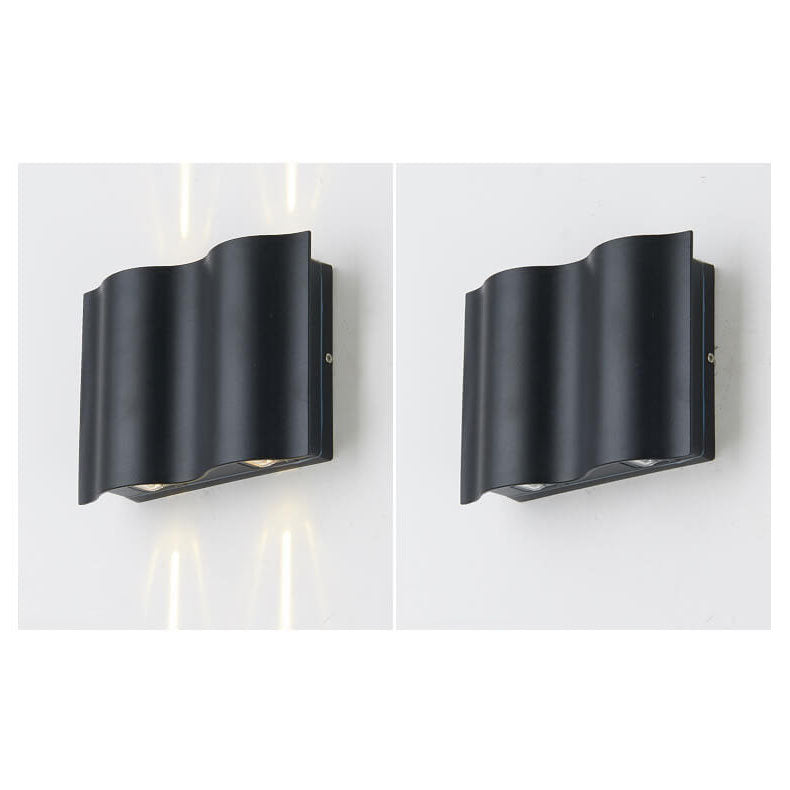 Wandlamp met 2, 4 of 6 lichtbundels – aluminium, zwart