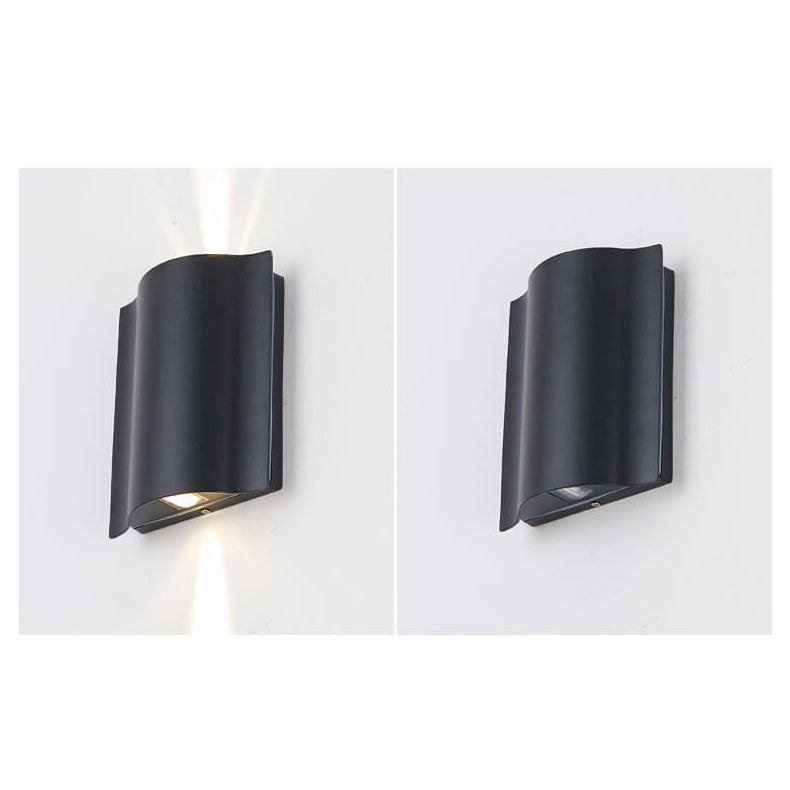 Wandlamp met 2, 4 of 6 lichtbundels – aluminium, zwart