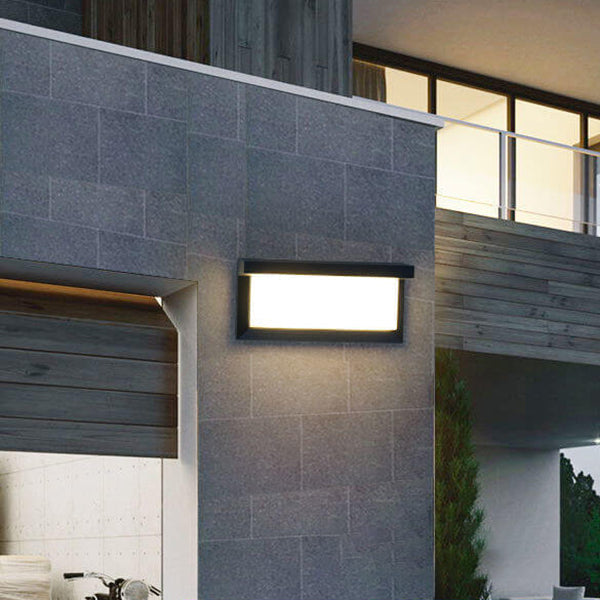Buitenwandlamp met bewegingssensor – aluminium, 18 of 30 W