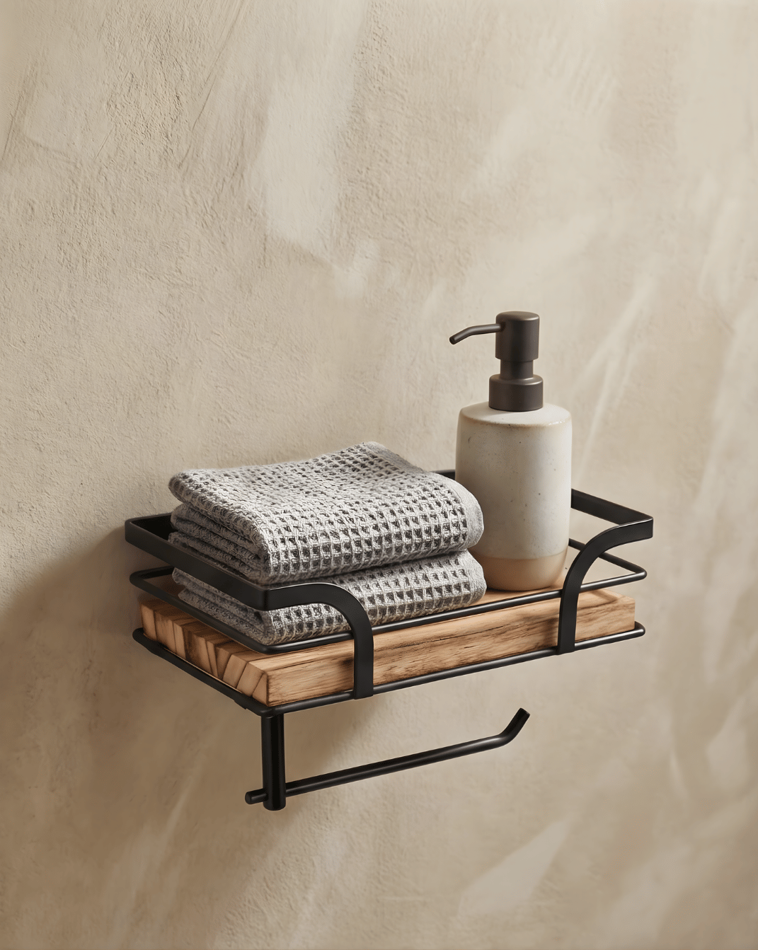 Toiletrolhouder met reserverolhouder – wandmontage