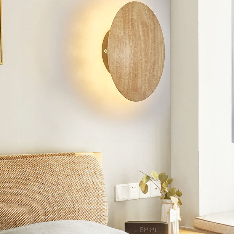 Wandlamp van hout voor binnen – 19 of 25 cm