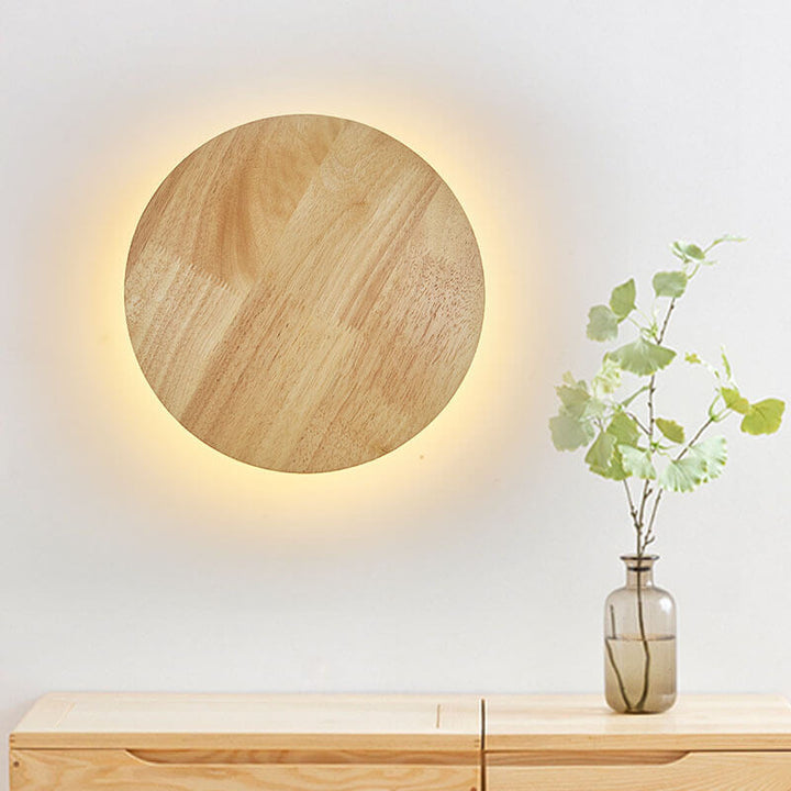 Wandlamp van hout voor binnen – 19 of 25 cm