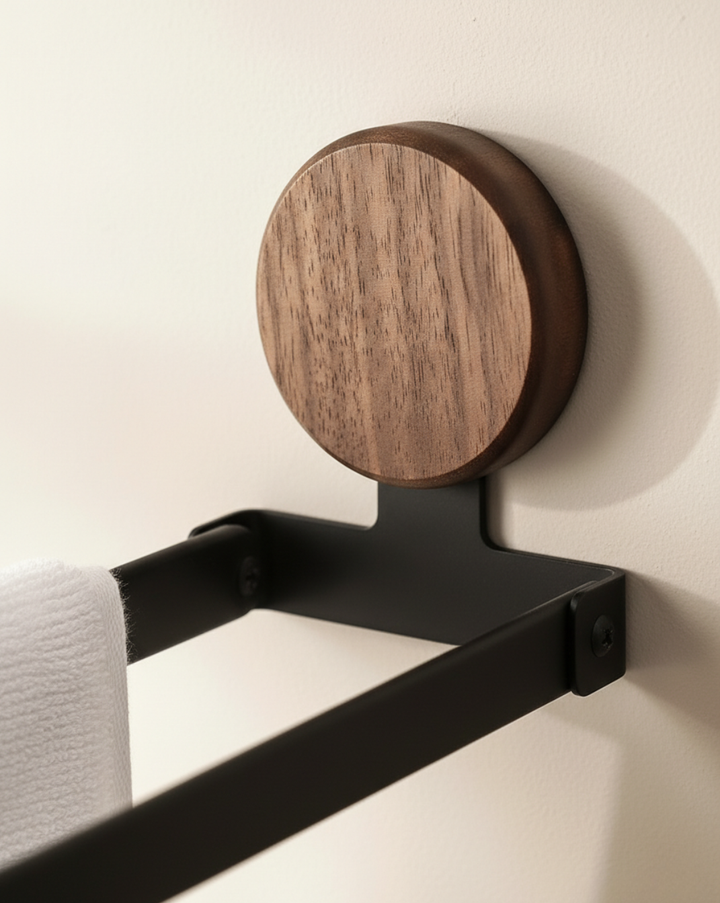 Opvouwbaar handdoekrek – zonder boren, 24 of 32 cm