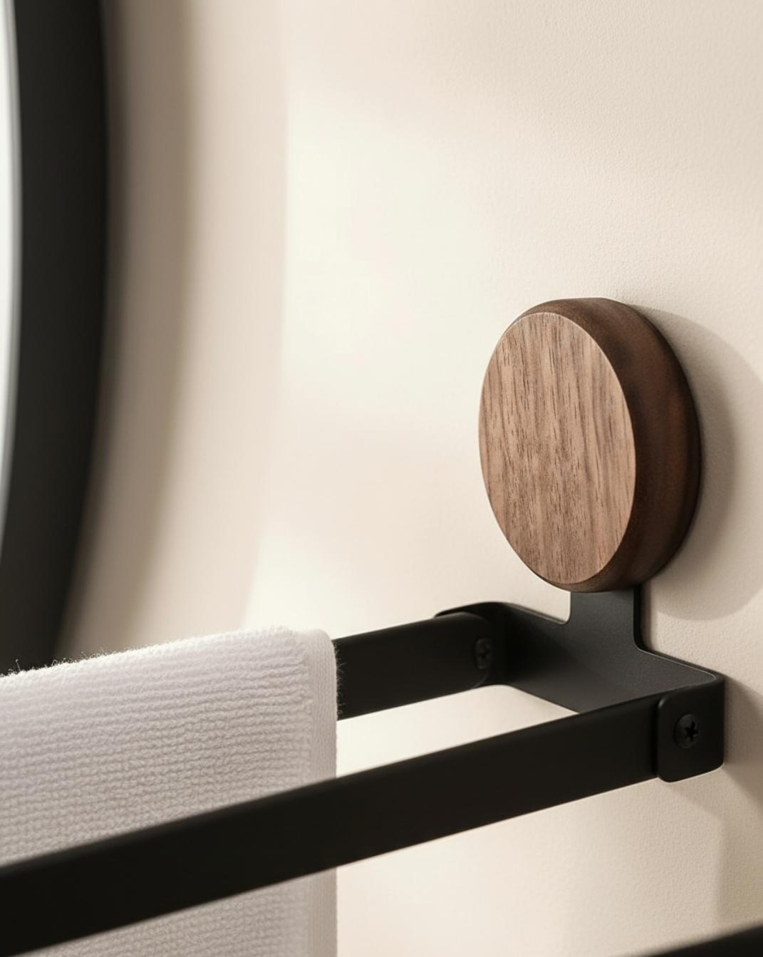 Opvouwbaar handdoekrek – zonder boren, 24 of 32 cm