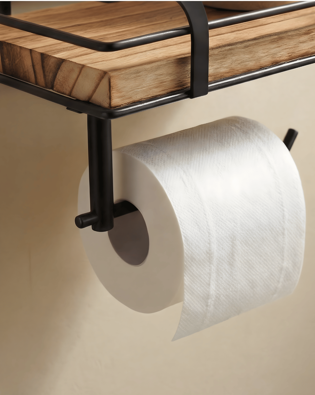 Toiletrolhouder met reserverolhouder – wandmontage