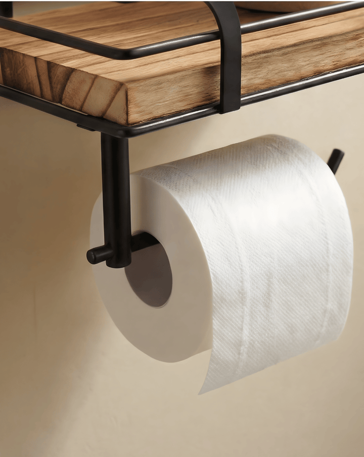 Toiletrolhouder met reserverolhouder – wandmontage