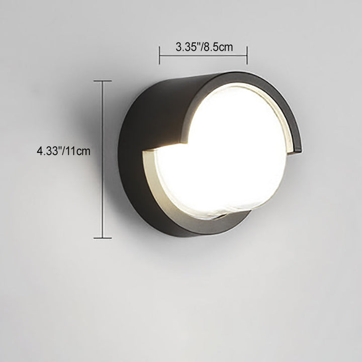 Buitenwandlamp IP54 – rond of vierkant, 3 of 8 W
