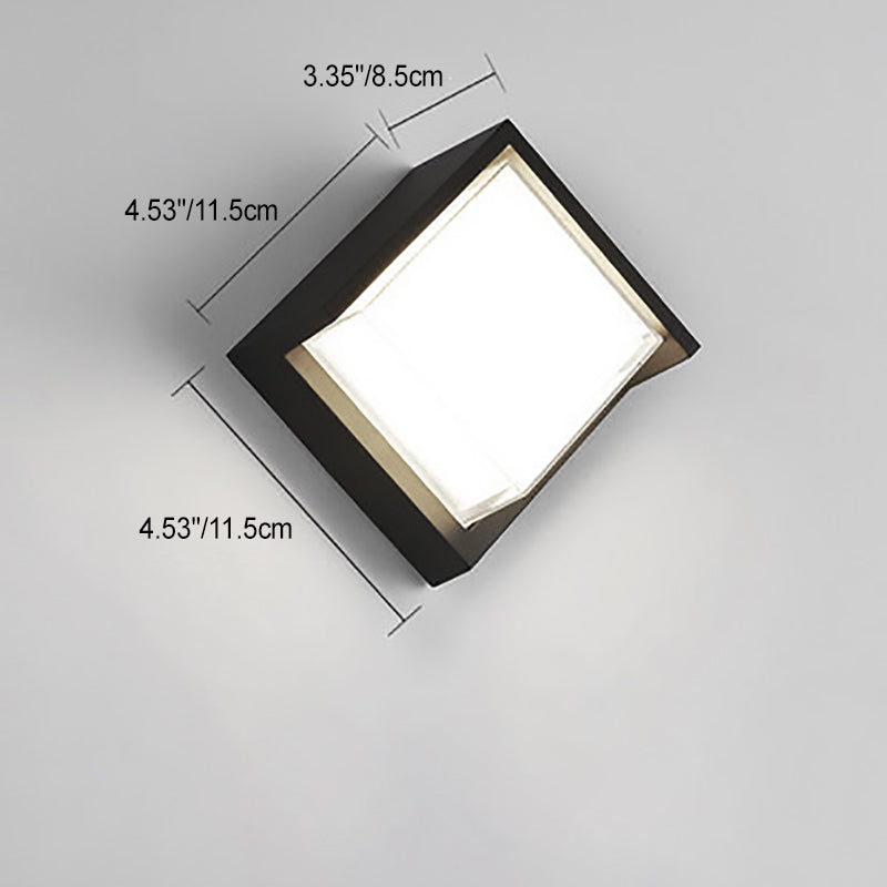 Buitenwandlamp IP54 – rond of vierkant, 3 of 8 W