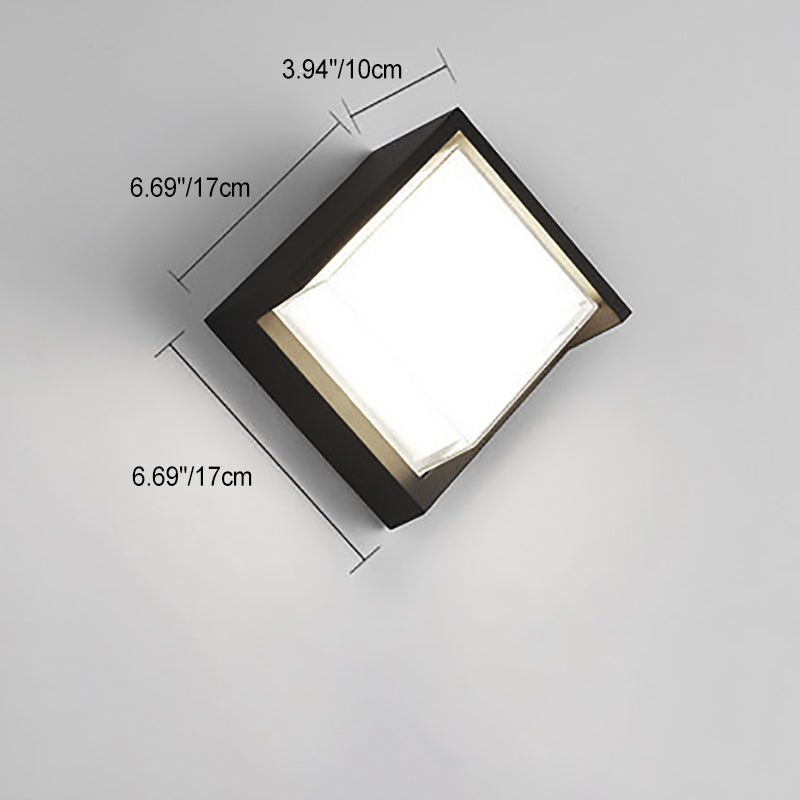 Buitenwandlamp IP54 – rond of vierkant, 3 of 8 W