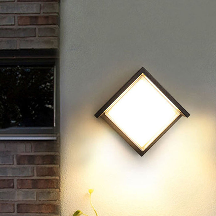 Buitenwandlamp IP54 – rond of vierkant, 3 of 8 W