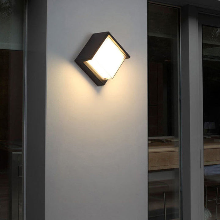 Buitenwandlamp IP54 – rond of vierkant, 3 of 8 W