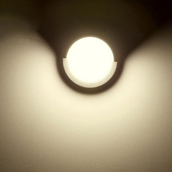 Buitenwandlamp IP54 – rond of vierkant, 3 of 8 W