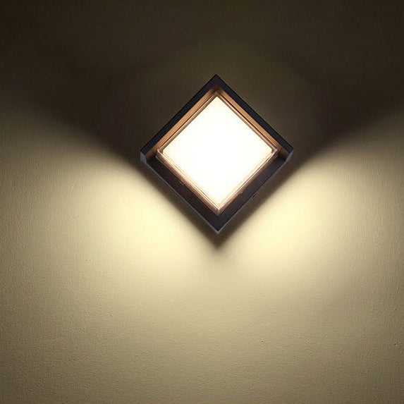 Buitenwandlamp IP54 – rond of vierkant, 3 of 8 W