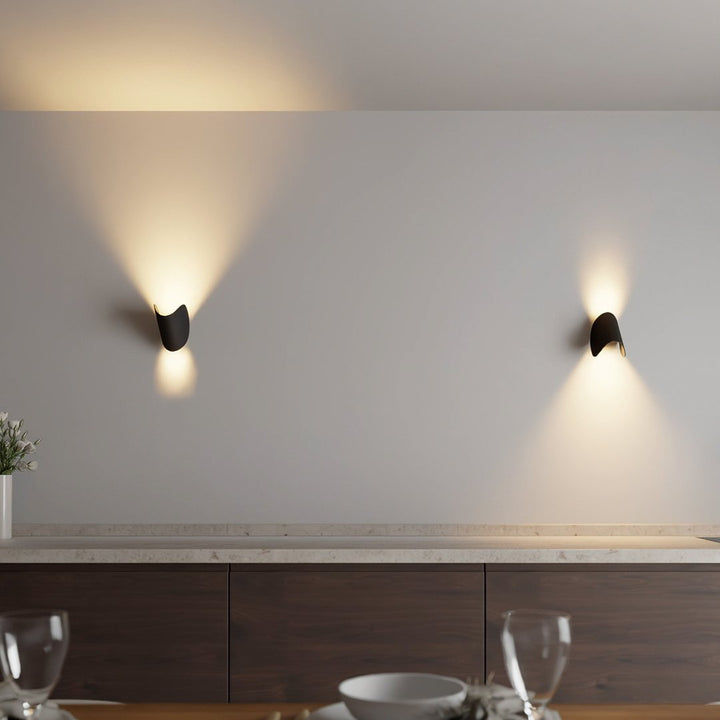 Draaibare wandlamp IP65 – aluminium, 20 cm