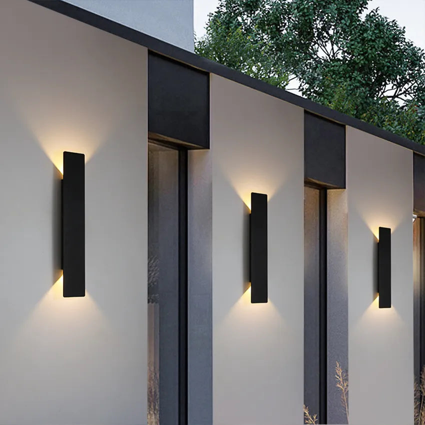 Buitenwandlamp IP65 – aluminium, 2 tot 24 W, vier maten
