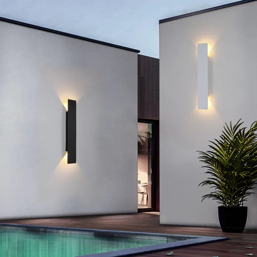 Buitenwandlamp IP65 – aluminium, 2 tot 24 W, vier maten