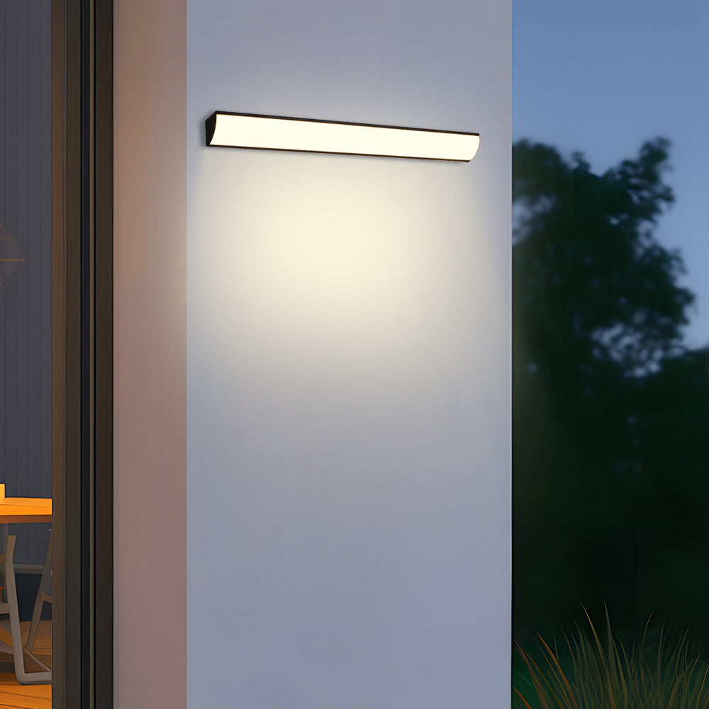 Buitenwandlamp IP65 slank – aluminium, 30 of 40 cm