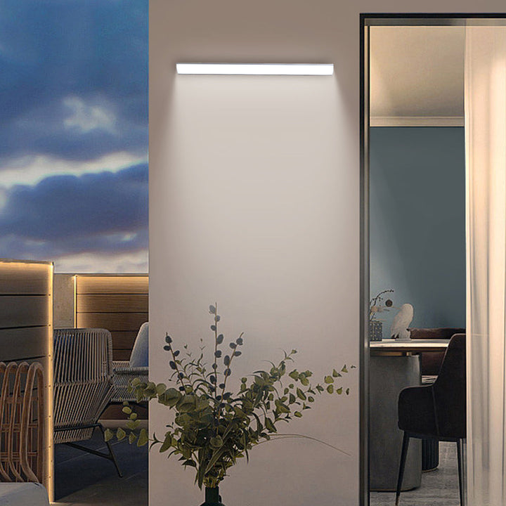 Buitenwandlamp IP65 slank – aluminium, 30 of 40 cm