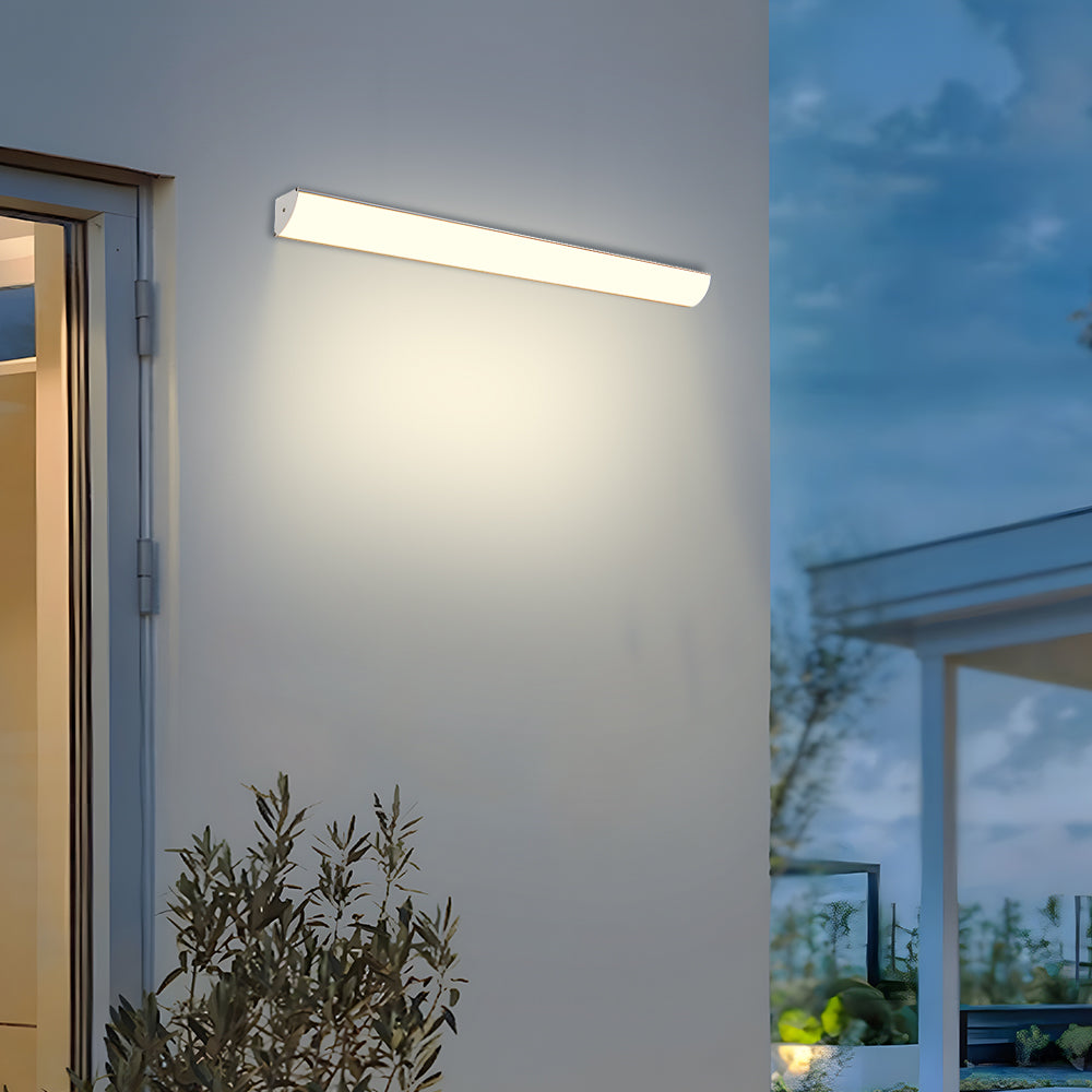 Buitenwandlamp IP65 slank – aluminium, 30 of 40 cm