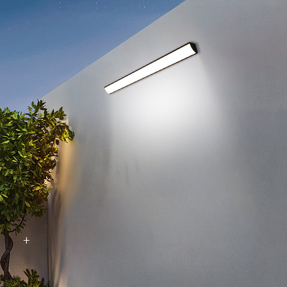 Buitenwandlamp IP65 slank – aluminium, 30 of 40 cm