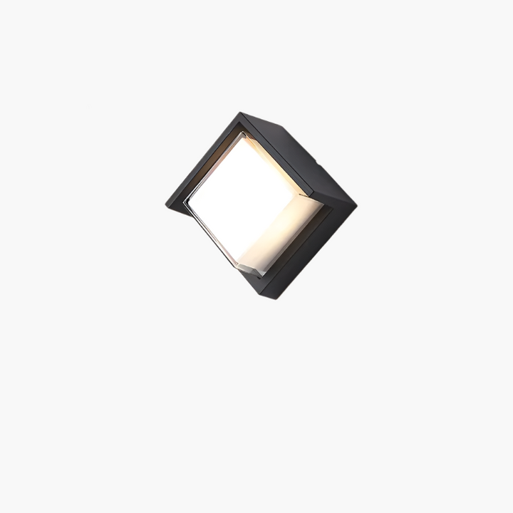 Buitenwandlamp bewegingssensor – rond of vierkant, 17 cm