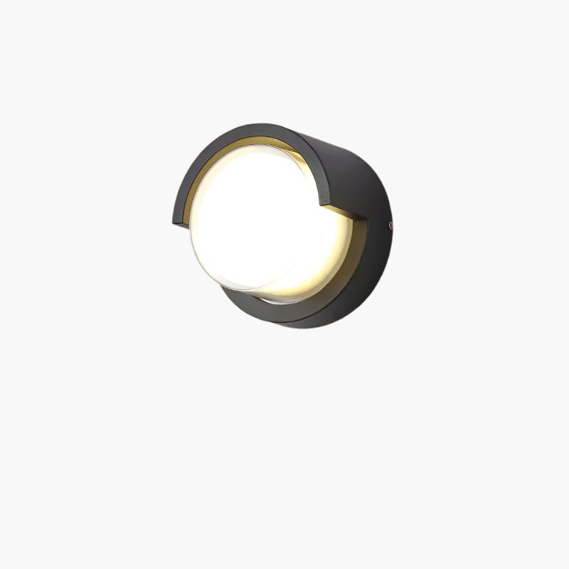 Buitenwandlamp bewegingssensor – rond of vierkant, 17 cm