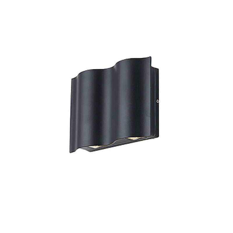 Wandlamp met 2, 4 of 6 lichtbundels – aluminium, zwart