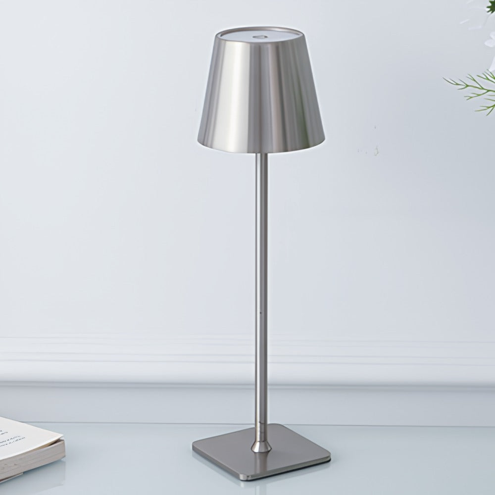 Oplaadbare buitentafellamp IP54 – ijzer, 38 cm