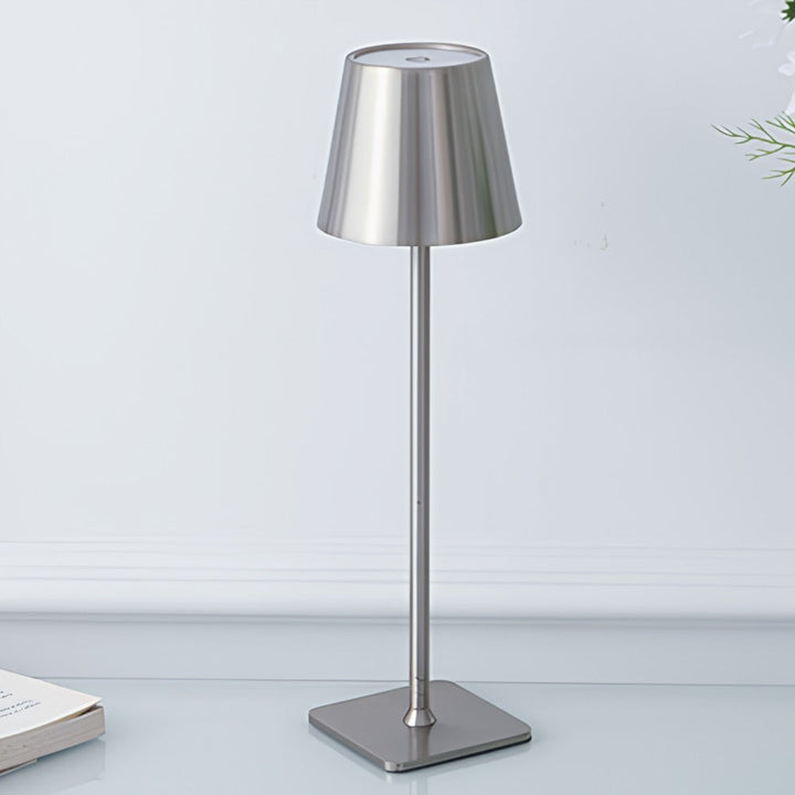Oplaadbare buitentafellamp IP54 – ijzer, 38 cm