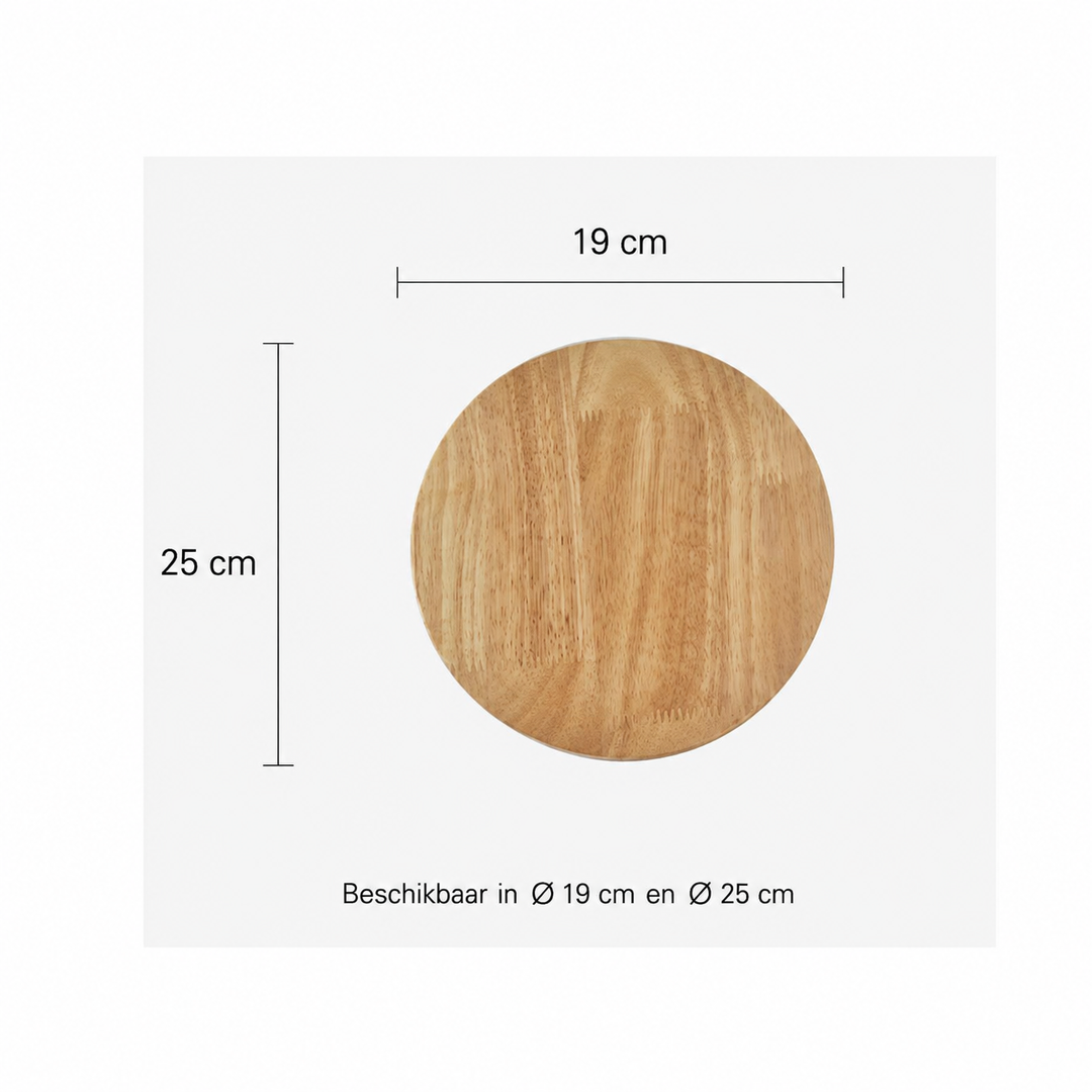 Wandlamp van hout voor binnen – 19 of 25 cm