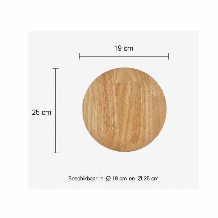 Wandlamp van hout voor binnen – 19 of 25 cm