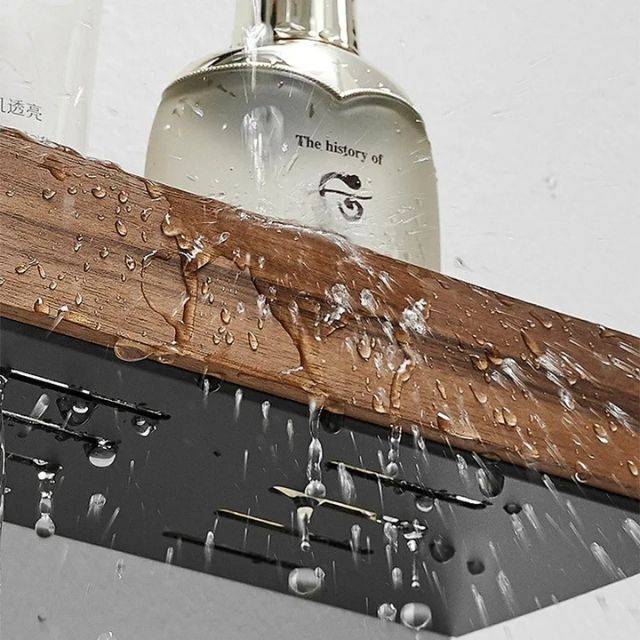 Wandplank zelfklevend – massief hout, 20 tot 40 cm
